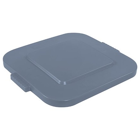 Rubbermaid Rubbermaid Brute Square Trash Can Flat Lid - 28 Gallon, Gray BUY00540760